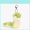 Entzückender Jc24 Neujahrsschlangen-Anhänger Plüsch-Schlüsselanhänger Charmante Schlangen-Taschenanhänger-Puppe