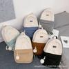 Schoolbag Backpack Corduroy Fabric Thick and Soft Not Easy To Deform Leisure Travel Going Out Mommy Bag Girls Backpack