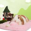 Bunny Bed Pad Mat Nest Dog Crate Small Animal Guinea Pig for Squirrel