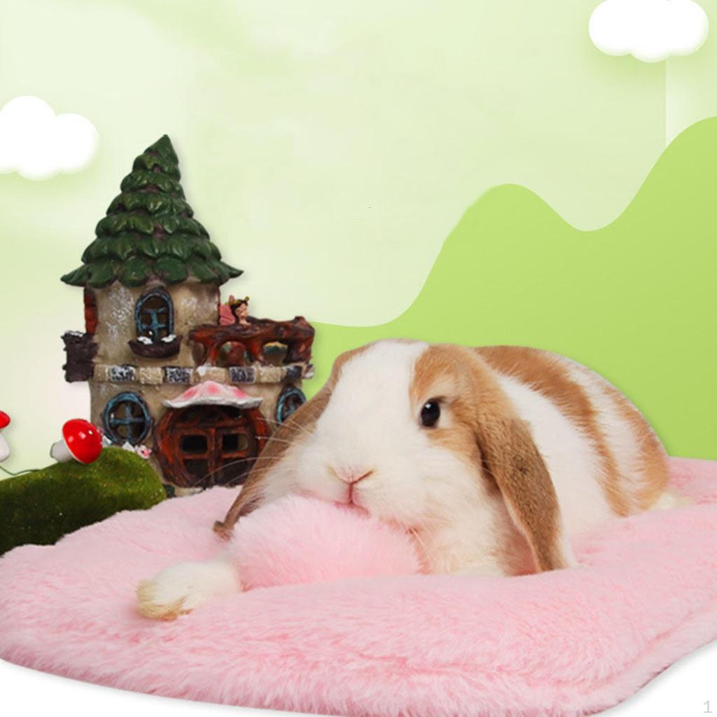 Bunny Bed Pad Mat Nest Dog Crate Small Animal Guinea Pig for Squirrel
