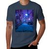 Snow Covered Japanese Street Tshirt Fashion Graphic Tee For Men Tshirt