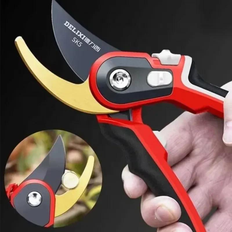 Pruning Shear Garden Pruning Shears Stainless Steel Pruning Tools Branches Scissors Garden Tree Flower Pruning Branch Scissors