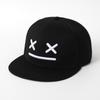 Baseballkappe Baumwolle Bestickt Smiley Gesicht Unisex Flacher Schirm Snapback Hut Lässig Outdoor Sport Mode Hip Hop Streetwear Geschenk