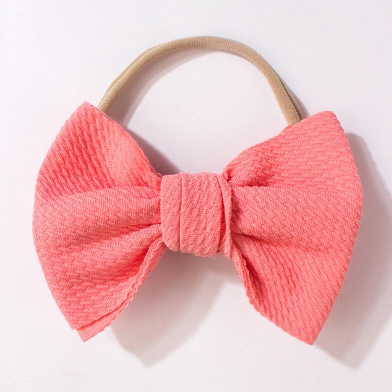 New versatile nylon baby headband, cute bow children's headscarf, thin breathable baby hair accessories