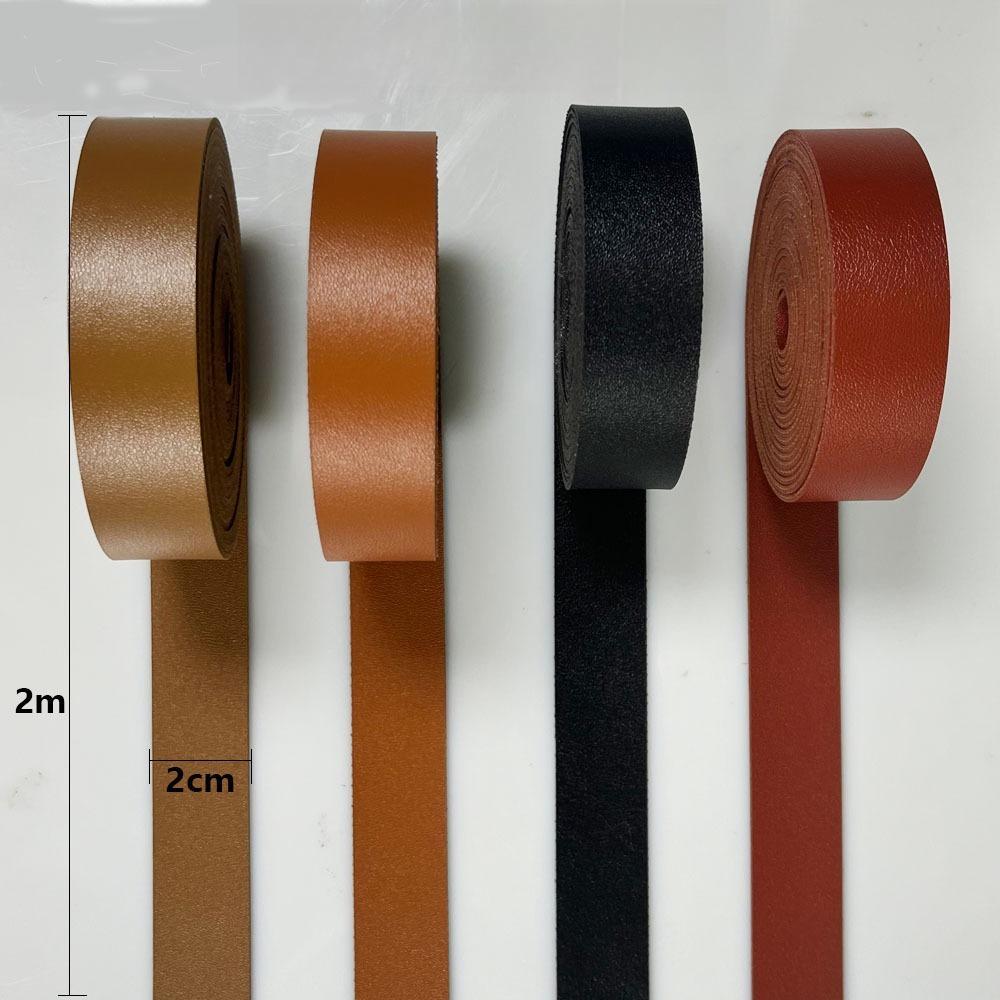 Grain Leather Leather Strip, Double-Sided Leather Rope Diy Accessories Clothing Accessories
