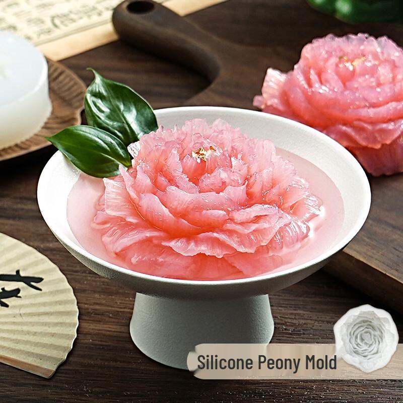 

Peony & Lotus Silicone Mold