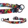 DOUBLE LOCK COLLAR for Dogs, Pug and Poodle, /, 20 , Ukory, COLOR Jungle Pattern