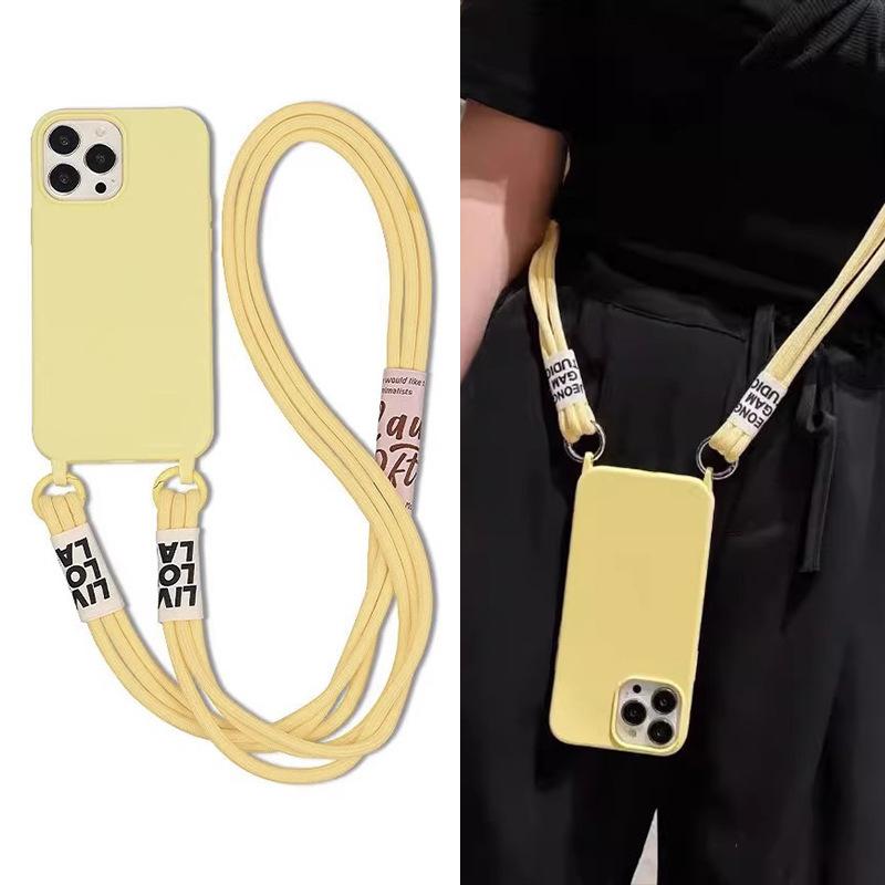 Tpu Crossbody Strap Phone Case For Iphone 15 16 17 Pro Max