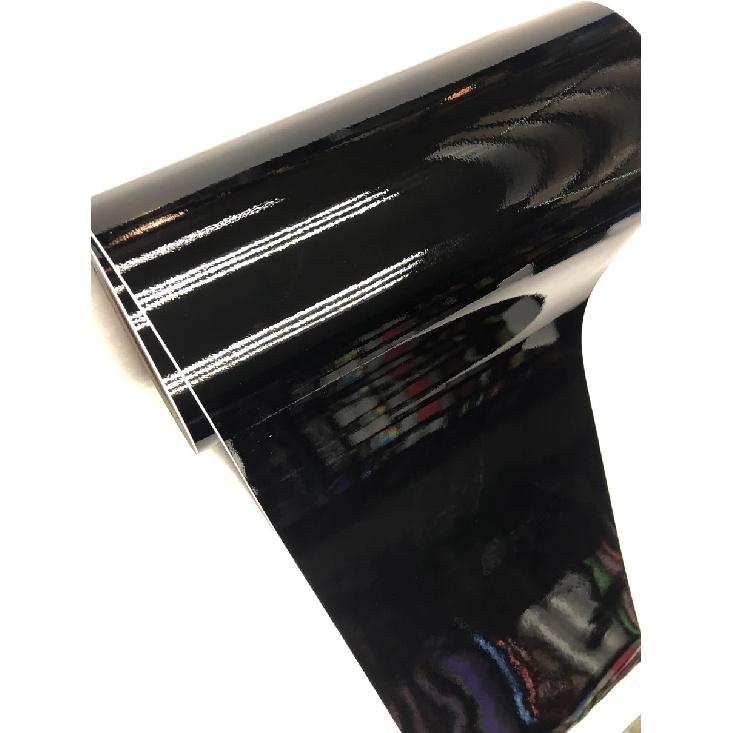 30CM*1M/2M/3M/4M/5M/6M Glossy Black Vinyl Wrap Self Adhesive Air Release Bubble Free Car Styling Membrane Sticker Decal Film