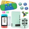 Switch Storage Protective Cute Switch Case Storage Holds 10 Game Easy to Large Switch Cover Tempered Glass Film Cover Thumb Cap 9 IN 1 Case, Cover,