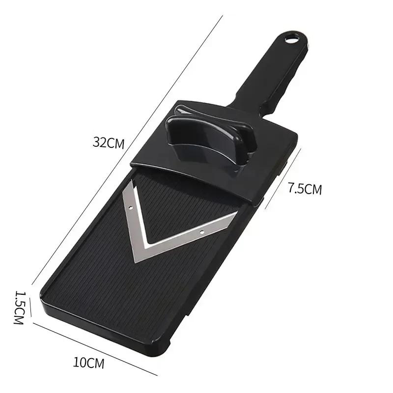 

Овощерезка из нержавеющей стали Капустошиновка Ручной измельчитель Картофельный Огурец Морковь Слайсер Терка Слайсер Кухонные Гаджеты V shape