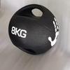 Double Handle Solid Rubber Medicine Ball