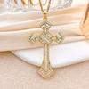 Necklace Cross ins Punk Cross Necklace Accessories Women's Fashion Personality Niche Design Copper Inlaid Zircon Accessories Women