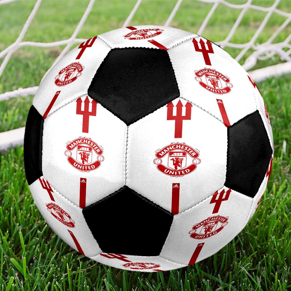 Manchester United Theme Size 5 Soccer Ball, Suitable for Both Indoor and Outdoor Matches, a Gift Suitable for Everyone.