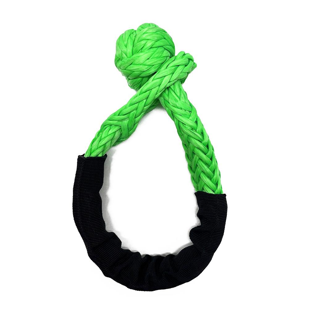 Professional 12 mm UHMWPE Soft Shackle Towing Strap 17 Tons Breaking Force Emergency Tool for Off-Road Cars 17