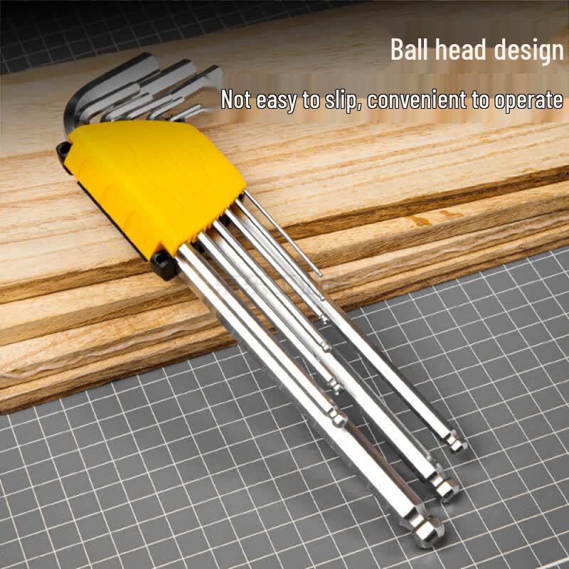 Deli Extra-Long Ball-End Hex Key Set
