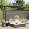 LED Strip Light Sun Umbrella Anthracite 294 X 200 X 270 Cm