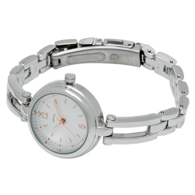 [Fieldwork] Women's Watch Analog 5 ATM Waterproof Metal Band Silver White WP Miju ST288-1