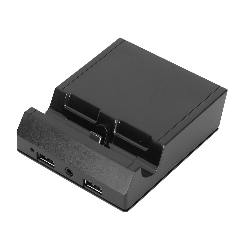 HDMI Portable Charging Dock Base Desktop Charger for Switch Lite with Earphone Interface