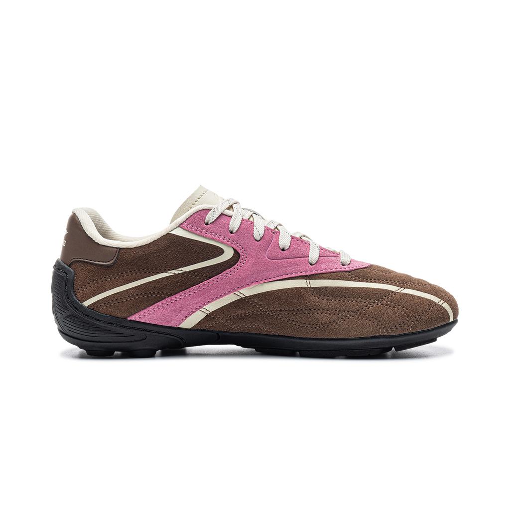 Sneakers Li-Ning Film Pulse2 Casual Shoes Women's Low-top Rich And Smooth Brown/Berry Pink
