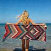 Tropical Plant Print Beach Towel, Super Absorbent Quick Dry Microfiber Towel, Large Soft Towel For Summer Beach Daily Use