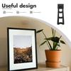 20Pcs Photo Frame Back Stand Plastic Easy Install Stable Picture Frame Easel Back Support Desktop Display Holder