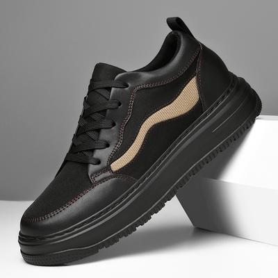 Mode Echtes Leder Herren Freizeitschuhe Rutschfeste Sportschuhe Mode Komfort Sneaker Hohe Qualität Männliche Skateboard Schuhe Trainer