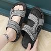 Mens Slippers Casual Shoes Beach Sandals Summer Outdoor Slides Leather Walking Comfort Fashion Lightweight Luxury Designer