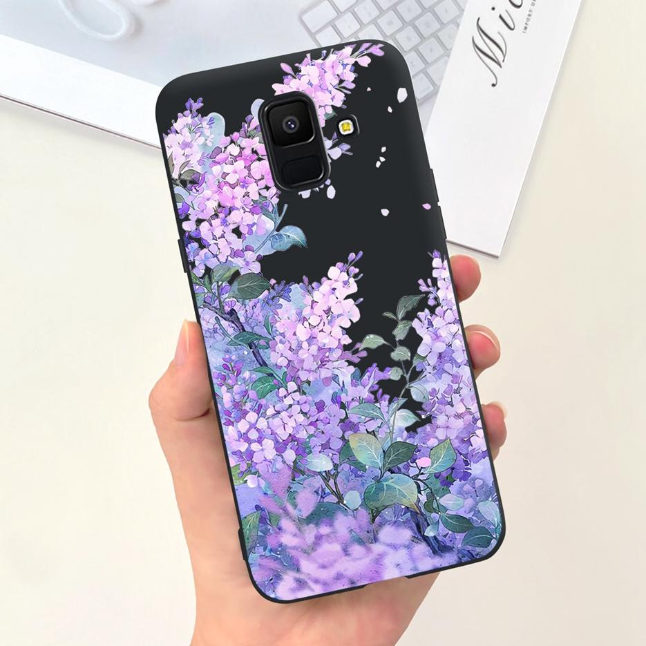 For Samsung Galaxy A6 2018 Case SM-A600F Cute Fashion Painted Cover Soft TPU Phone Case For Samsung A6 Plus A6+ 2018 A605F Shell
