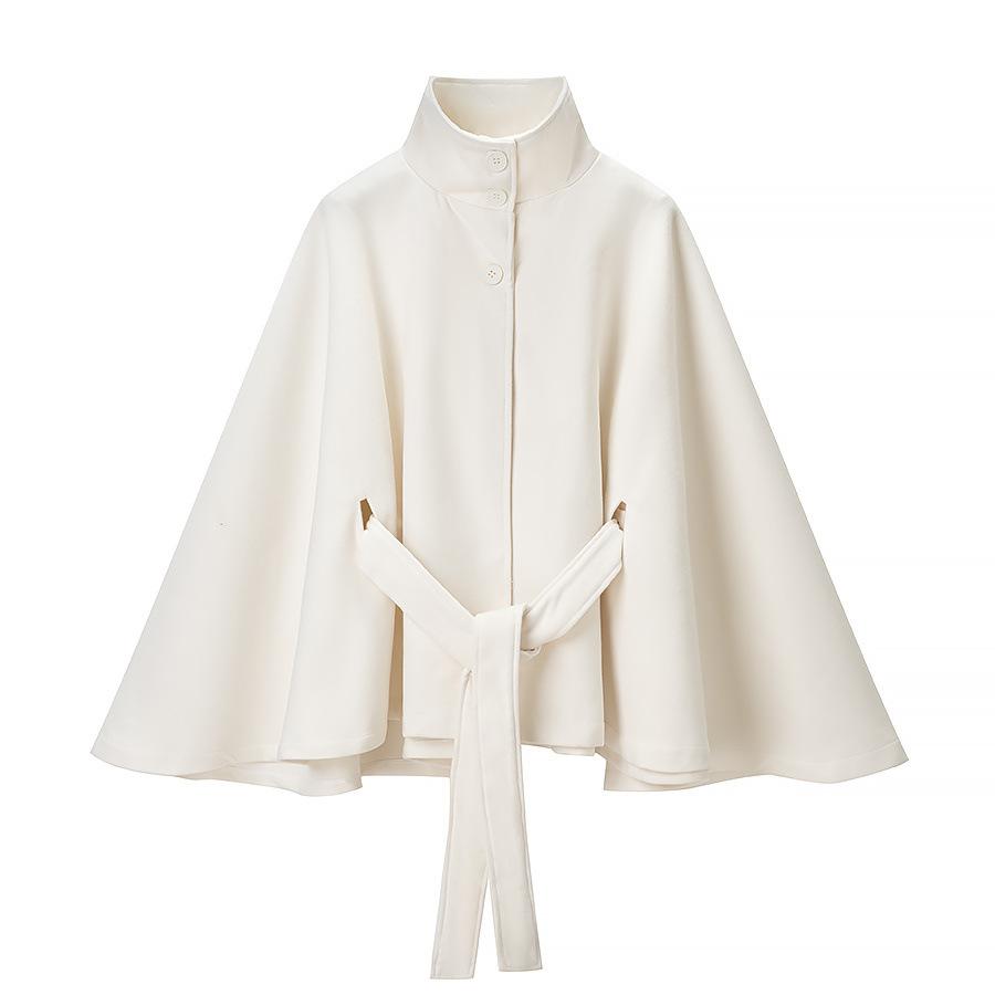 Beautiful Style, Wholesale Women's Clothing, Fashionable and Versatile Temperament, Trendy and Simple Style, Three-grain Button Woolen Coat