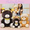 Animals Cute Bear Plush Doll Girl Bedroom Decor Gift For Kids And Collectors