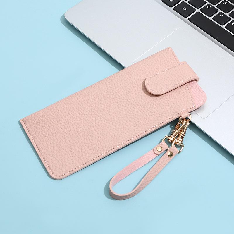 Leather Glasses Bag Simple Glasses Storage Bag Sunglasses Sunglasses Case Travel Portable Waterproof Scratch-resistant