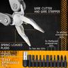 Multitool 24 in 1 Multi Tool Plier Wire Stripper Folding Pliers Outdoor Camping Portable Folding Pocket Pliers Knife Hiking