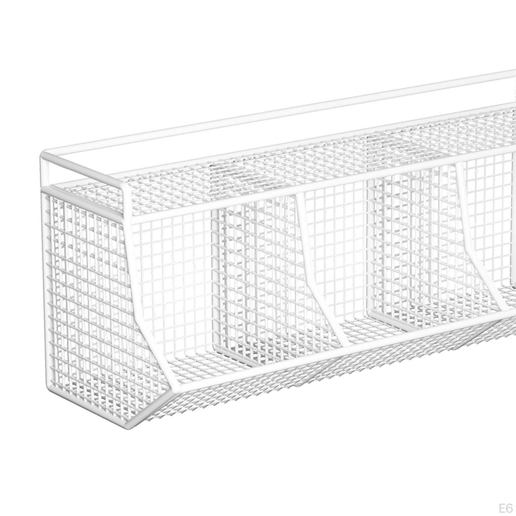Cabinet Storage Basket, Ginger Garlic Holder, Spice Rack, Hanging Wire Kitchen Organizer for