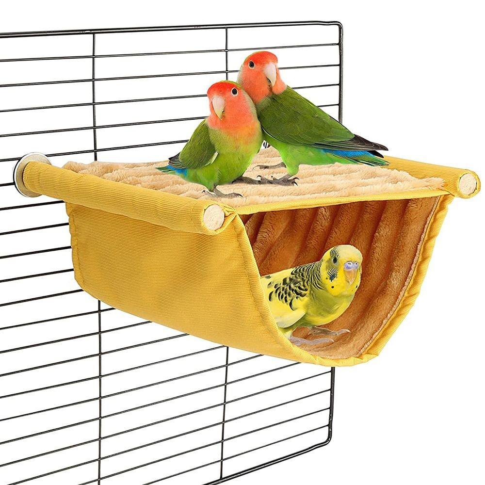 Cage Accessories Plush Cage Perch Sleeping Bed Bird Snuggle Hut Parrot Tent Hanging Hammock