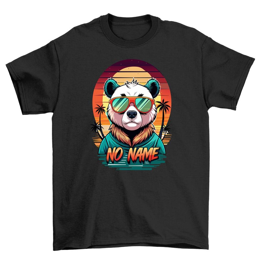 Retro_83 ''Panda-tastic Coolness'' T-shirt - Hilarious 80s Vibe! Unisex, Cotton, F