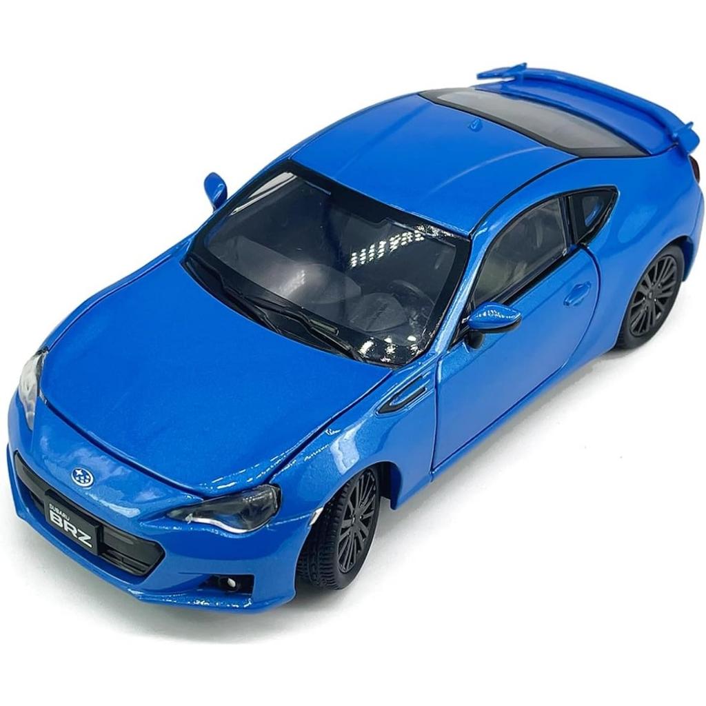 1/32 Scale Subaru 2017 BRZ Model Car Diecast Toy Cars Metal Children's Die-cast Vehicles,Doors Open,with Light,Toys for Kids Gifts Collection Display