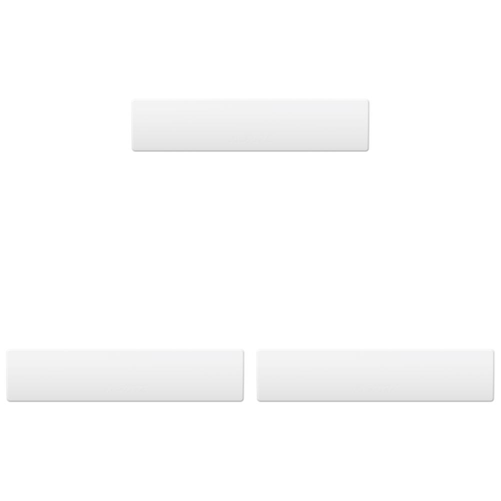 

81 Keys Keyboard Wrist Rest Pad Ergonometric Memory Foam Hand Support (White)