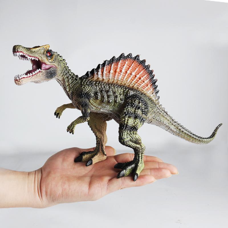 Oenux New Jurassic Dinosaur Brinquedo Spinosaurus Action Figures Open Mouth Tyrannosaurus Animals Model Collection Kid Toy Gift