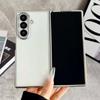 Plating Transparent Soft Silicone Case For Samsung Galaxy Z Fold 7 6 5 5G Ultra Thin Shockproof Protection Cover For Z Fold7