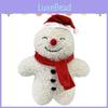 Süßes Weihnachts-Schneemann-Kissen Weiches und kuscheliges Stofftier Spielzeug