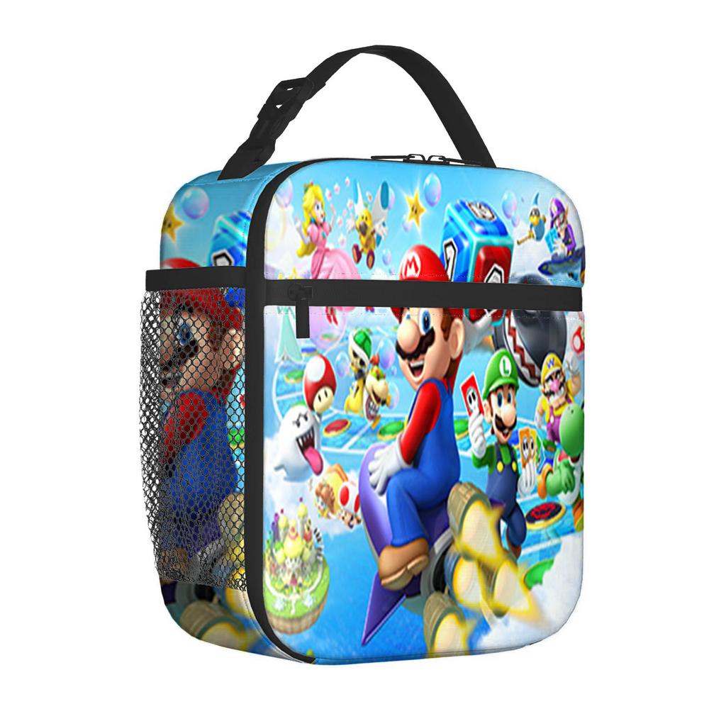 Cartoon Lunch Bag Bento Bag Fully Printed 3D Digital Thermal Insulation Bag Portable Outdoor Children'S Picnic Bag