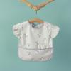 Waterproof Sleeveless Baby Feeding Bib - Lace, Stain-Proof Coverall for Infants & Toddlers