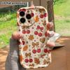 Phone Case: 2D Flat, Suitable for iPhone 18 17 16 15 14 13 12 Pro Protective Case, Phone Decoration, Cherry Bow, Perfect Christmas and Halloween Holid