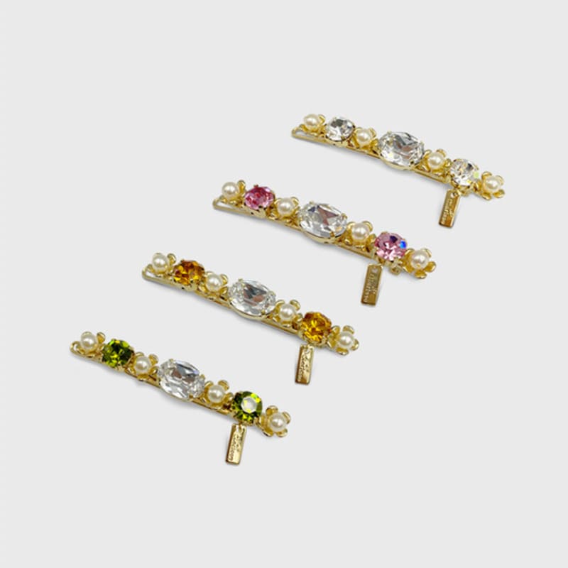 Jean Paul Clarisse Jelly Pearl Crystal Pin LFSL0329