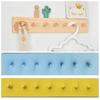 INS Door Back Clothes Hook Wooden Sundries Storage Hook Decorative Hook  Housewarming Gift