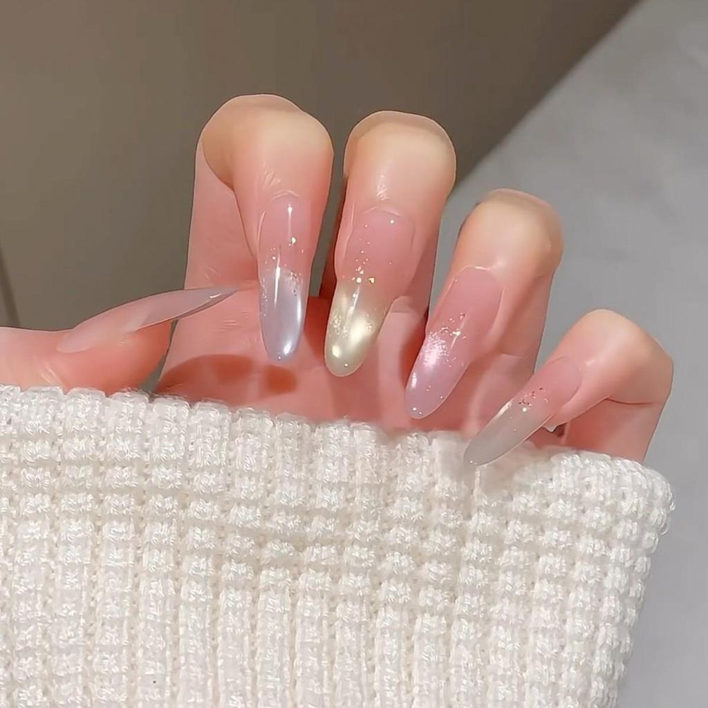 Handmade High-End Flash Diamond Nails: Boost Skin Glow with Pure Desire Style