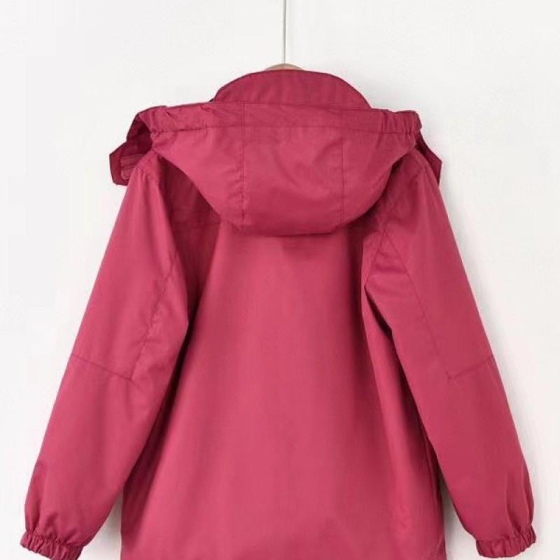 Kids 3-in-1 Waterproof Windproof Ski Jacket With Removable Fleece Liner Medium-Large Size