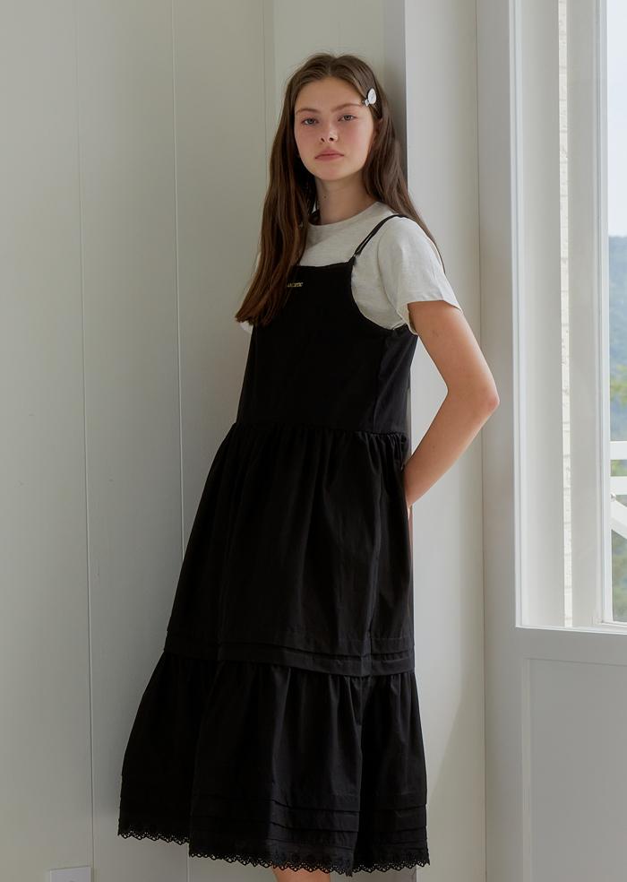 Anoetic Apron Cancan Dress_Black