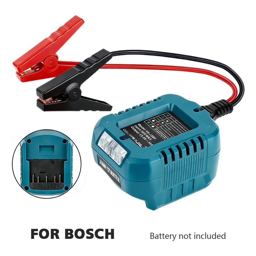 For Makit A/MWQ /Dewal T/BS18V 20V Lithium-Ion Battery Car Jump Starters Adapter With LED Power Indicator Light